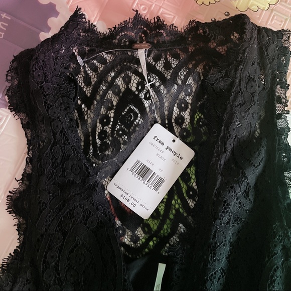 Free people lace black dress - Picture 6 of 6